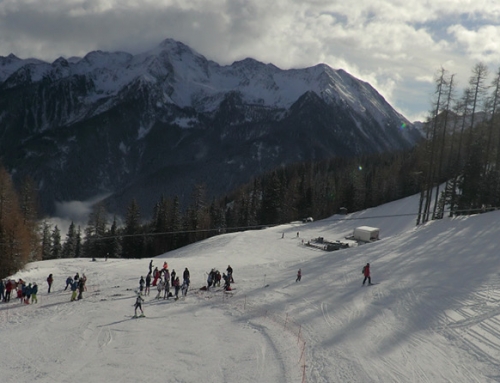 Cross-country skying